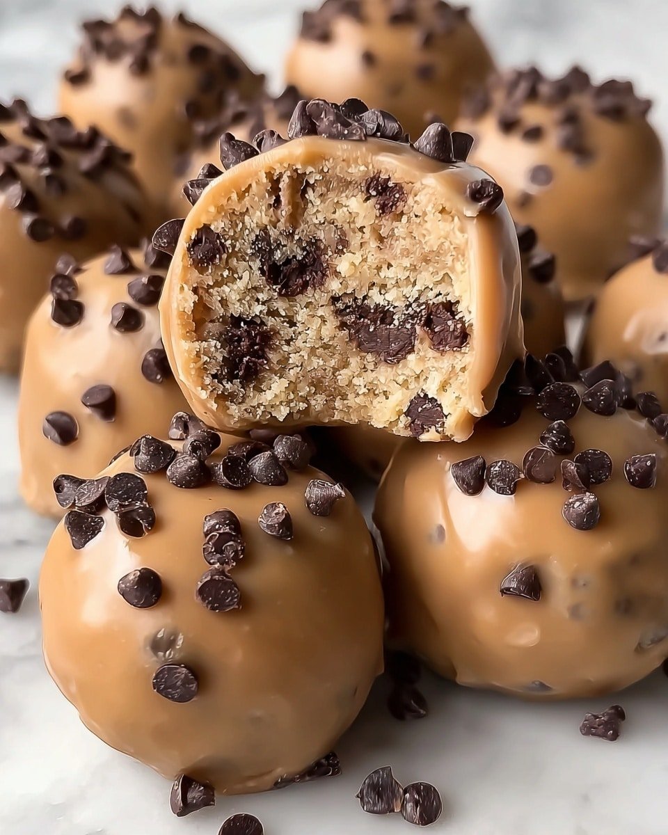 Chocolate Chip Cookie Dough Protein Balls Recipe - Recipe Image — Chocolate Chip Cookie Dough Protein Balls, healthy protein snack, quick no-bake treats, nutritious snack ideas, protein ball recipes